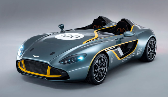 EL FANTASTICO AUTO DE CONCEPTO SPEEDSTER CC100 DE ASTON MARTIN HECHO EN FIBRA DE CARBONO